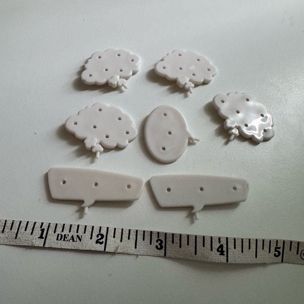Littlest Pet Shop small accessory holders. Lot of 7